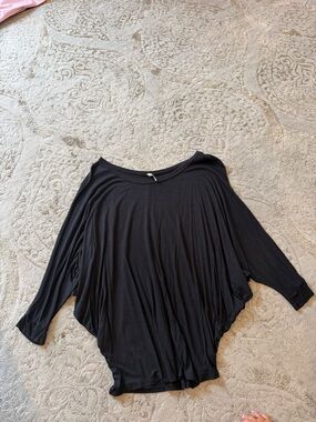 Bellamie Black Dolman Sleeve Tunic Top
